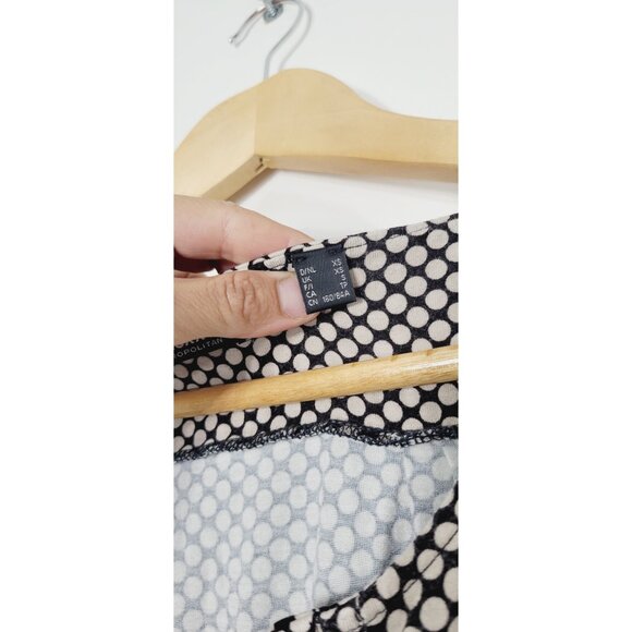 Mexx Womens Black & Tan Polka Dots Sleeveless Business Causal Maxi Dress Size XS - Picture 8 of 12